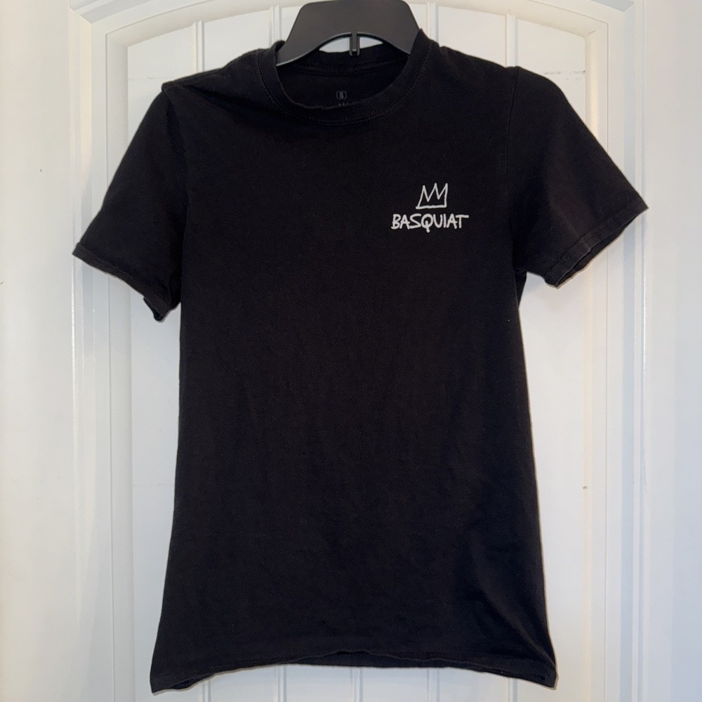 Jean-Michel Basquiat Black Art T Shirt Dizzy Gillespie Small Double Sided